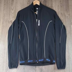 Santini H21 Acquazero Water Resistant Long Sleeve Cycling Jersey‎ Mens Large